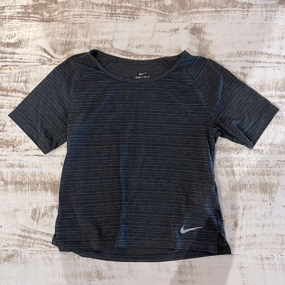 SOLD— Cropped Mesh Nike Dri-Fit Shirt